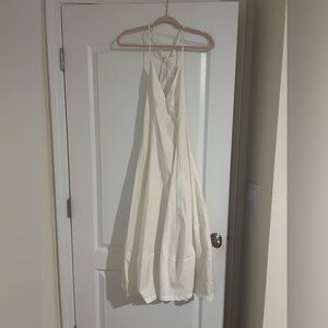 Free People White Halter Dress